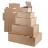 Boîte postale carton brun