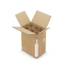 Caisse carton renforcée pour bouteilles