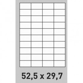 Étiquettes 52.5 x 29.7 - boite de 500 planche A4