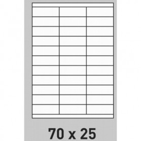 Étiquette 70 x 25 - boite de 100 planches A4