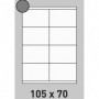Étiquette 105 x 70 - boite de 200 planches A4