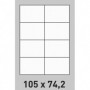 Étiquette 105 x 74.2 - boite de 500 planches A4
