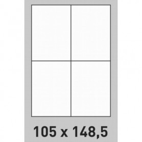 Étiquette 105 x 148.5 - boite de 200 planches A5
