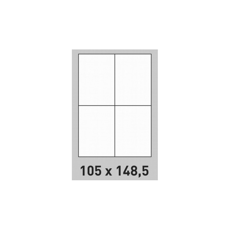 Étiquette 105 x 148.5 - boite de 200 planches A5