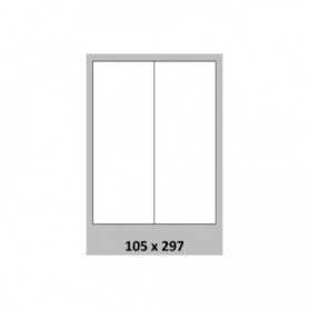 Étiquette 105 x 297 - boite de 500 planches A4