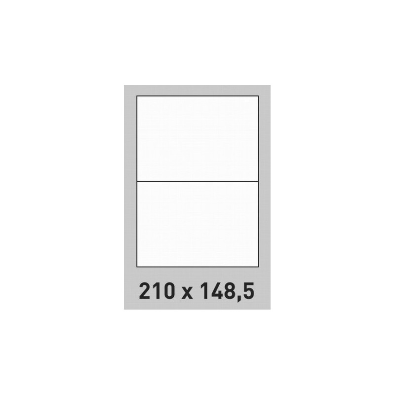 Étiquette 210 x 148.5 - boite de 200 planches A4