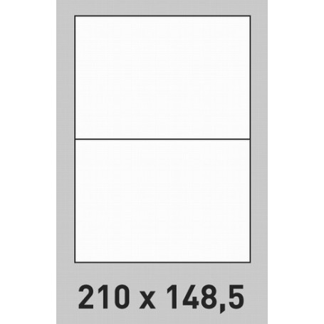 Étiquette 210 x 148.5 - boite de 500 planches A4