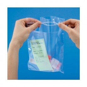 Sachet DOUBLE POCHE fermeture à ZIP 150x200+125 mm