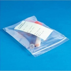 Sachet DOUBLE POCHE fermeture à ZIP 150x200+125 mm