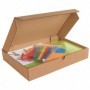 Boîte postale extra-plate brune 215x155x50 (mm)
