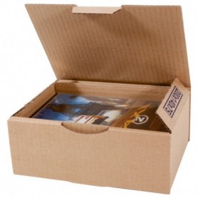 Boîte postale carton brun 200 x 140 x 75mm