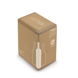 Caisse carton renforcée pour bouteilles