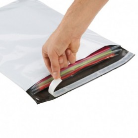 Pochette plastique opaque 60 µ 320 X 400mm
