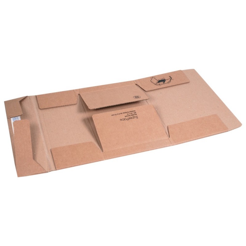 Étui renforcé avec fermeture adhésive Superpac® 240X180X70/10