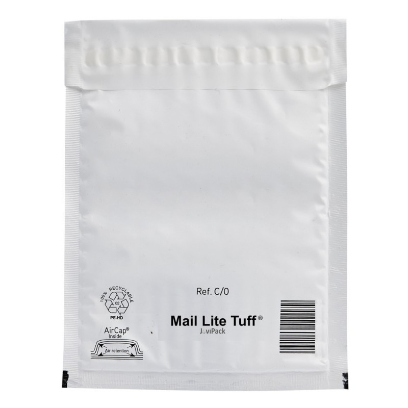 100 Enveloppes à Bulles PLASTIFIEES Type C/0 - Format 150x210 mm 