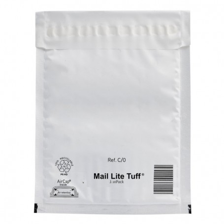 100 Enveloppes à Bulles PLASTIFIEES Type C/0 - Format 150x210 mm 