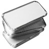 Barquette rectangulaire aluminium