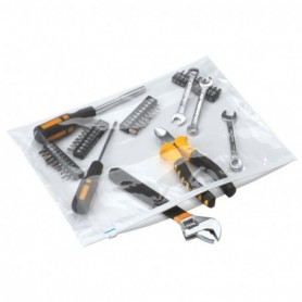 Sachet à curseur brillant 180 x 110 mm