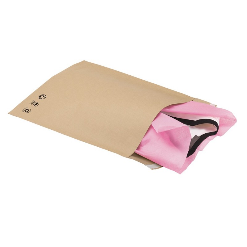 Pochette kraft 125 g/m² À SOUFFLET 350x440 mm