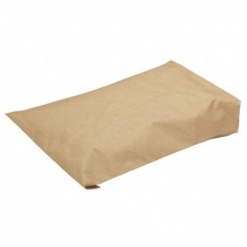 Pochette kraft 130 g/m² "ALLER/RETOUR" À SOUFFLET 300x370 mm