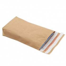 Pochette kraft 130 g/m² "ALLER/RETOUR" À SOUFFLET 300x370 mm