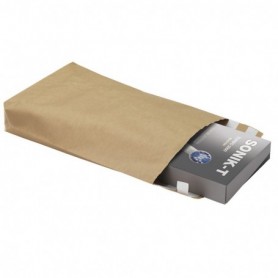 Pochette kraft 130 g/m² "ALLER/RETOUR" À SOUFFLET 340x420 mm