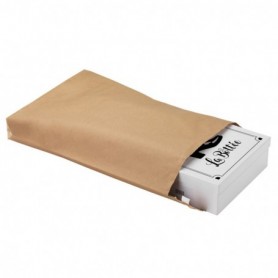 Pochette kraft 130 g/m² "ALLER/RETOUR" À SOUFFLET 480x600 mm