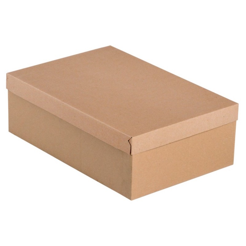 Demi-caisse carton à fond automatique plat 400 x 300 x 200mm