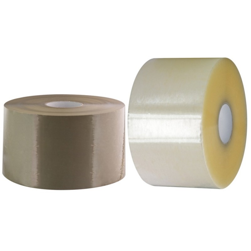 Ruban adhésif polypropylène grande longueur TRANSPARENT 48mmx200m