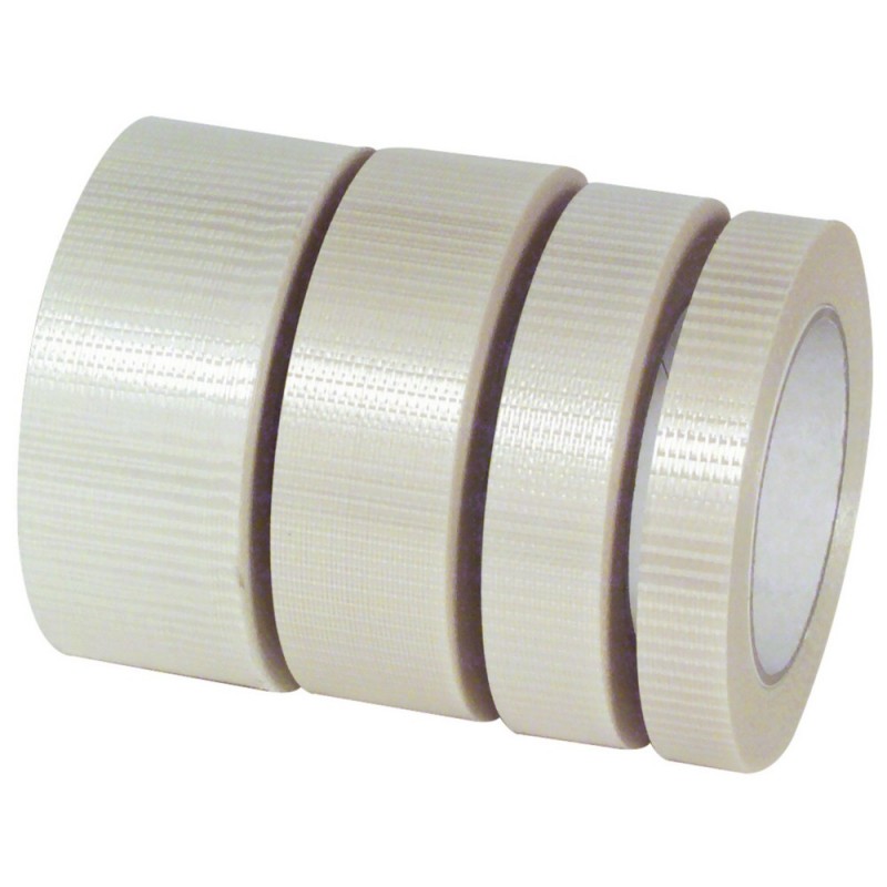Ruban adhésif armé chaîne et trame 75mmx50m