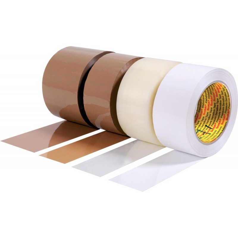 Ruban adhésif polypropylène Scotch® 3M 371 HAVANE 48mmx132m