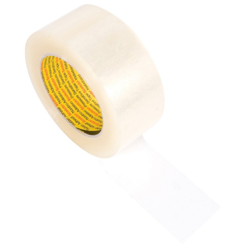 Ruban adhésif polypropylène Scotch® 3M 375 E TRANSPARENT 75mmx66m