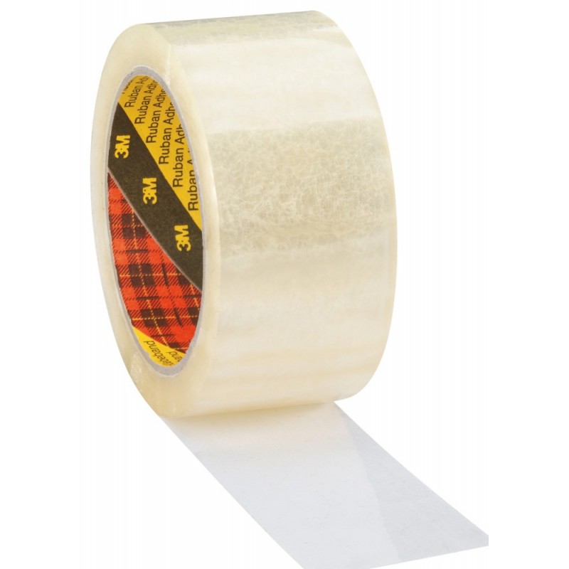 Ruban adhésif polypropylène silencieux Scotch® 3M 309 TRANSPARENT 48mmx66m