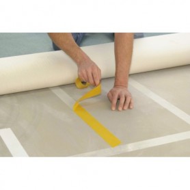 Ruban adhésif double face support toilé haut de gamme Tesa® 4964 50 X 50