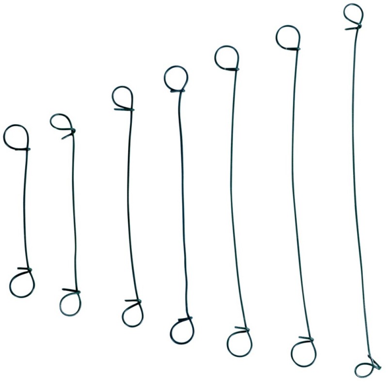Lien bouclé plastifié longueur 14mm