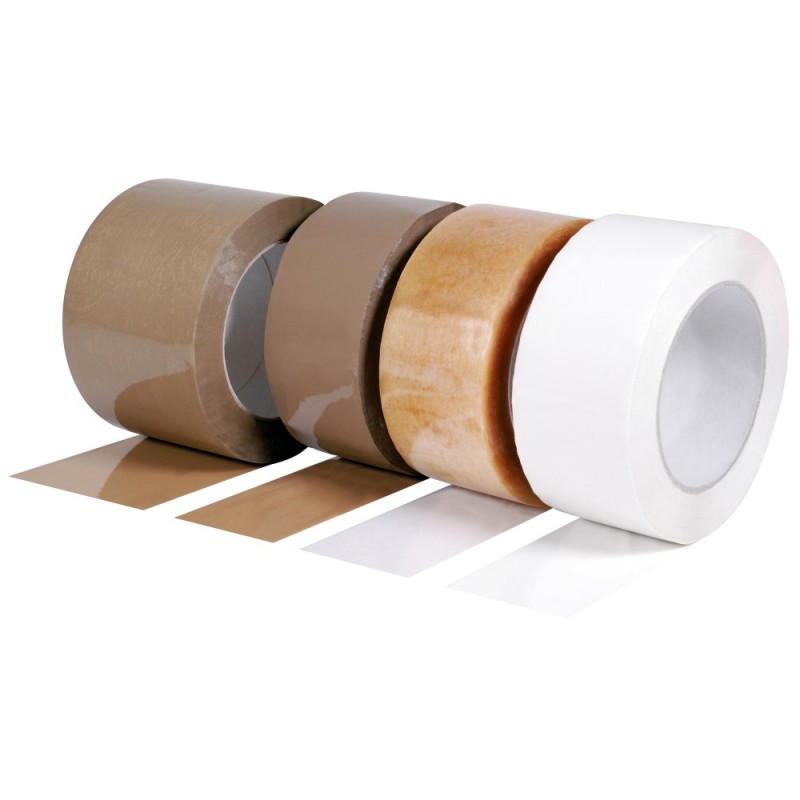 Ruban adhésif polypropylène silencieux résistant TRANSPARENT 75mmx100m