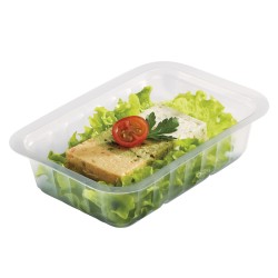 Barquette scellable transparente