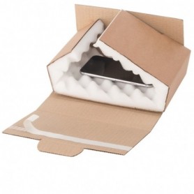 Boîte mousse Promopack® avec bande adhésive mm