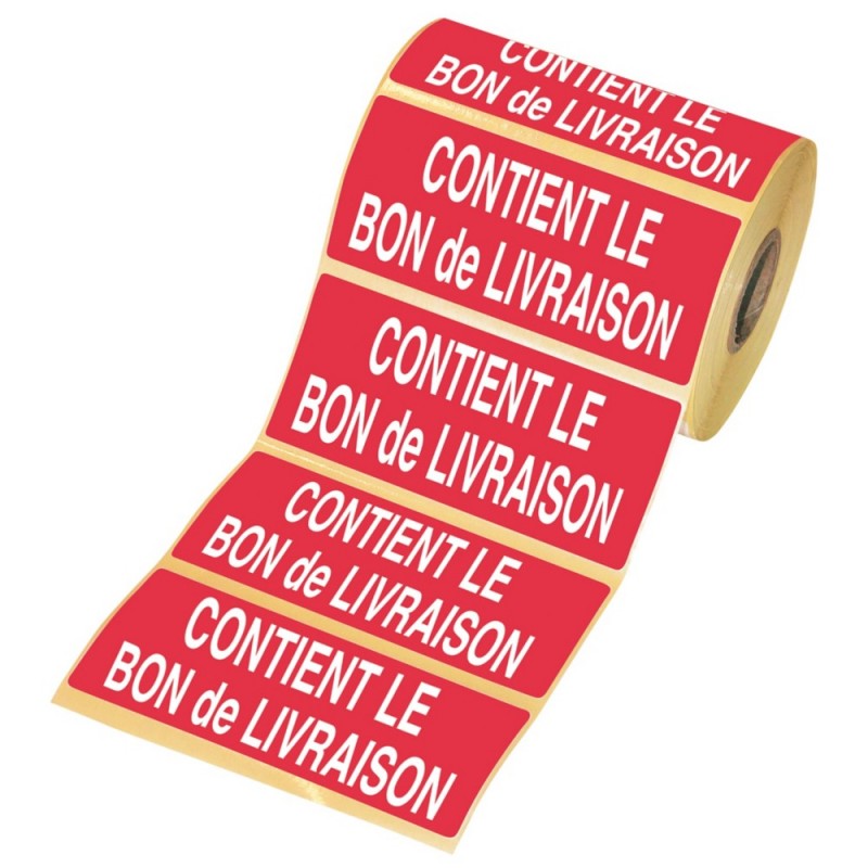 Étiquette de signalisation - CONTIENT LE B.L.