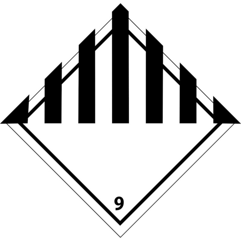 Étiquette pour le transport de matières dangereuses - MATIÈRES-OBJETS DANGEREUX