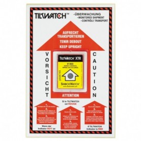 Indicateur de renversement 60 x 75 x 5mm