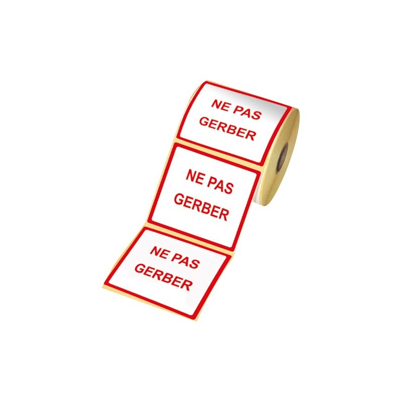 Étiquette d'expédition spéciale palette 114 x 130mm