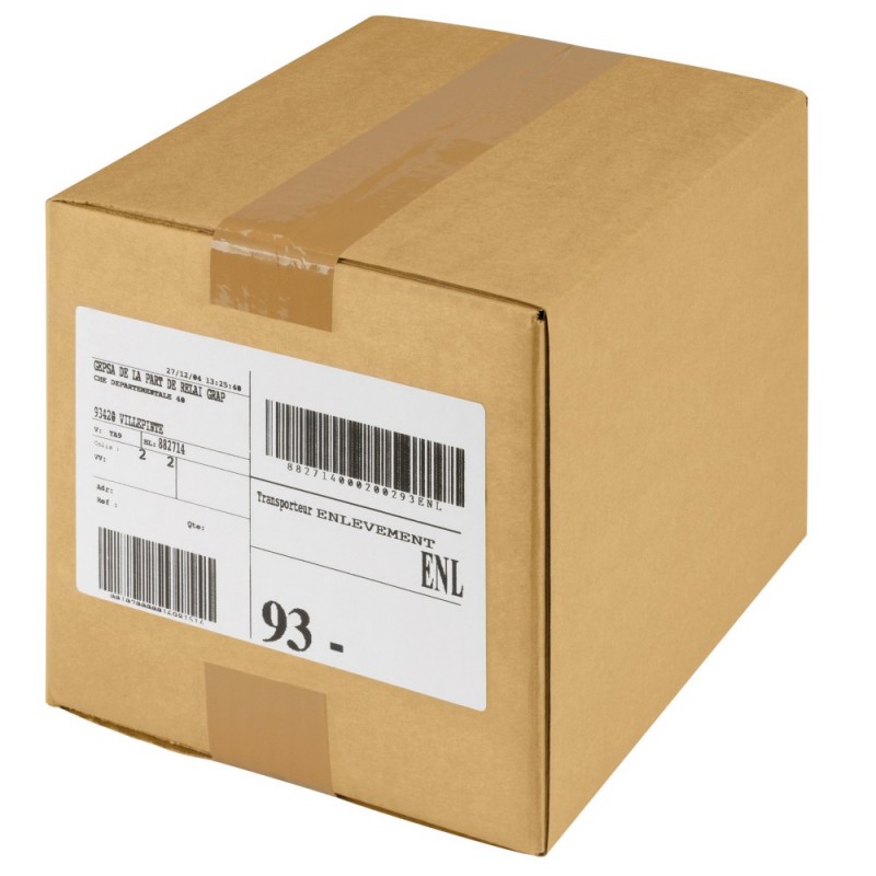 Étiquette thermique direct en rouleau mandrin 76mm - 105 x 148-5mm