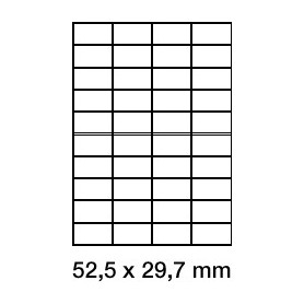 Étiquette adhésive vélin en...