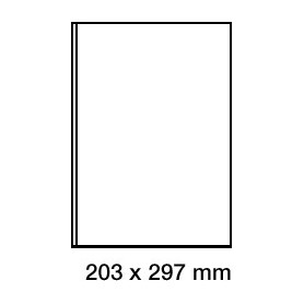 Étiquette adhésive vélin en...