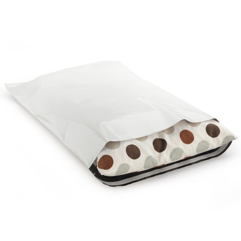 Pochette plastique opaque 100% recyclée 60