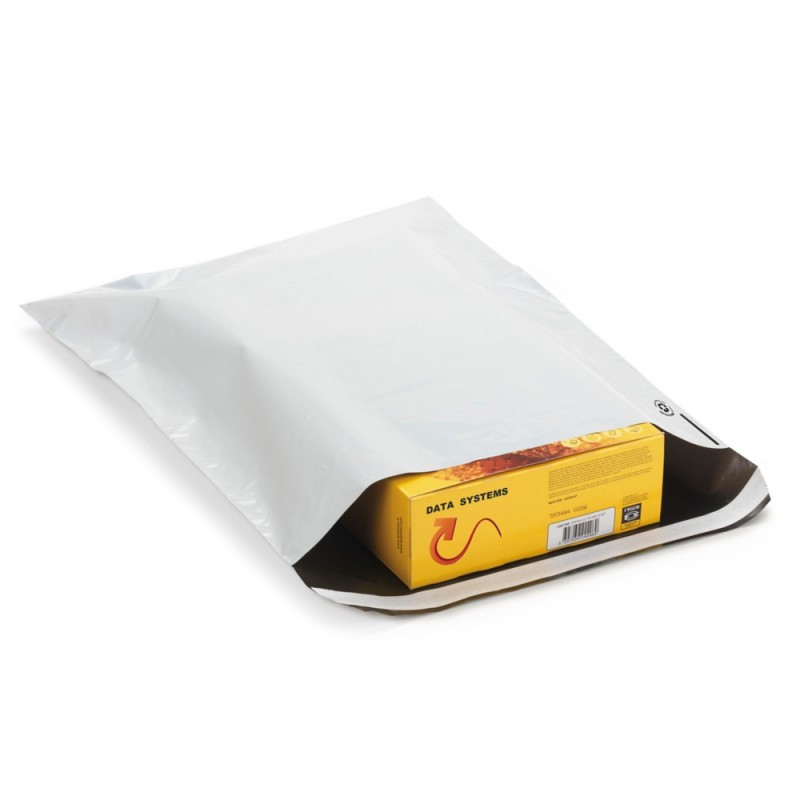 Pochette plastique opaque 100% recyclée 60