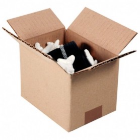 Caisse carton simple cannelure 310x215x55mm