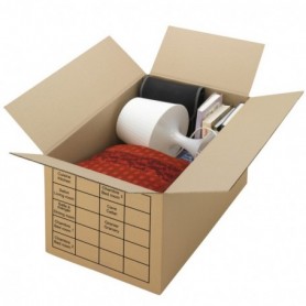 Caisse carton déménagement IMP. 1 COULEUR 545 x 345 x 300mm