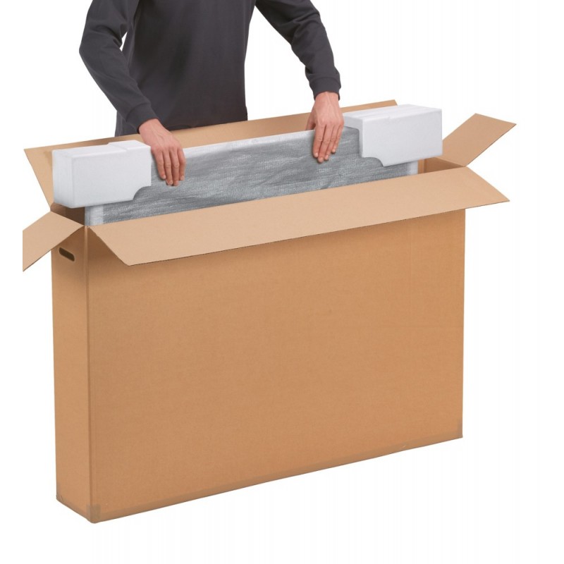 Caisse carton spéciale écran plat 1600 x 340 x 850mm
